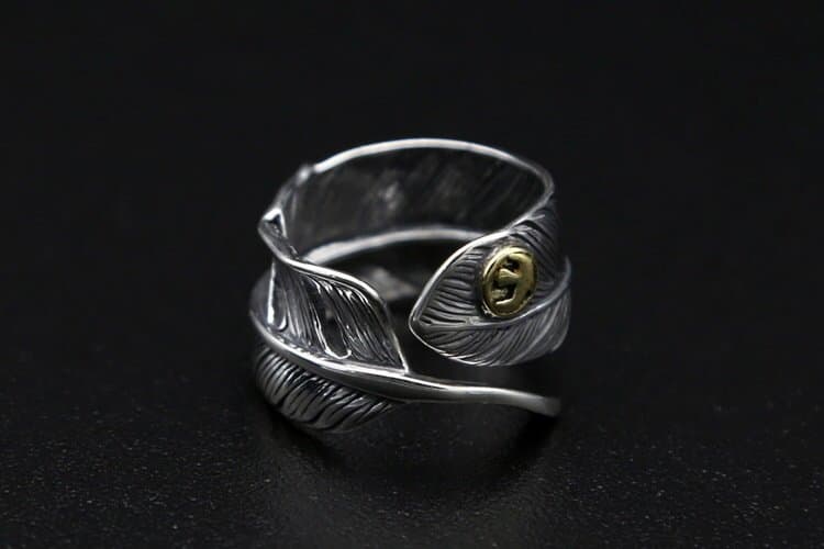 Open Feather Ring