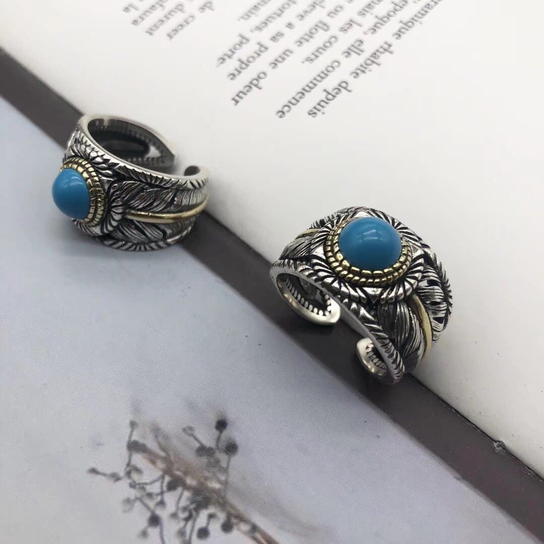 Single-feather ring
